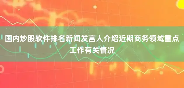 国内炒股软件排名新闻发言人介绍近期商务领域重点工作有关情况