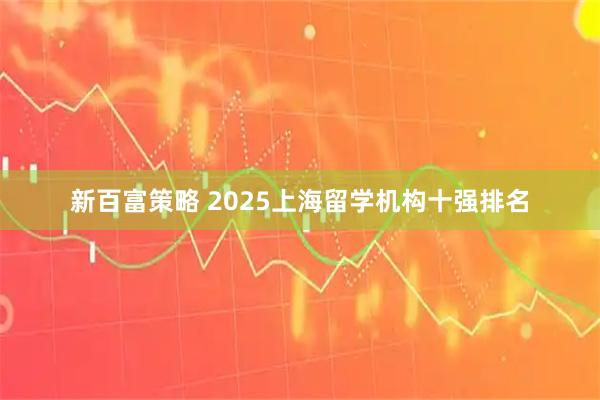 新百富策略 2025上海留学机构十强排名