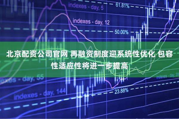 北京配资公司官网 再融资制度迎系统性优化 包容性适应性将进一步提高